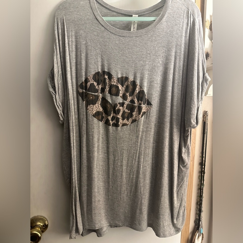 Size 2x leopard lips